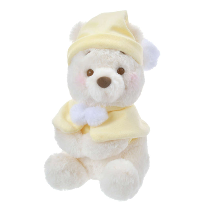 Japan Disney Store Winnie The Pooh Plush Toy S Fruit Latte Color White