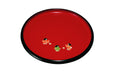 Yamaya Lacquerware Shop 30cm Vermilion Round Tray Nakayoshi Collection-Kiichin - The #1 Place for Japanese Goods in Your Hand!