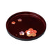 Yamaya Lacquerware Shop Round Tray Tamari Banquet Rabbit Kishu Finish-Kiichin - The #1 Place for Japanese Goods in Your Hand!