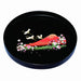 Yamaya Lacquerware Shop 30cm Wooden Round Tray with Fuji Cranes Blossoms Japan-Kiichin - The #1 Place for Japanese Goods in Your Hand!