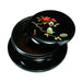 Yamaya Lacquerware Shop Yamaga Shikki 7.0 Cake Dish Black Saezuri Gold Makie-Kiichin - The #1 Place for Japanese Goods in Your Hand!