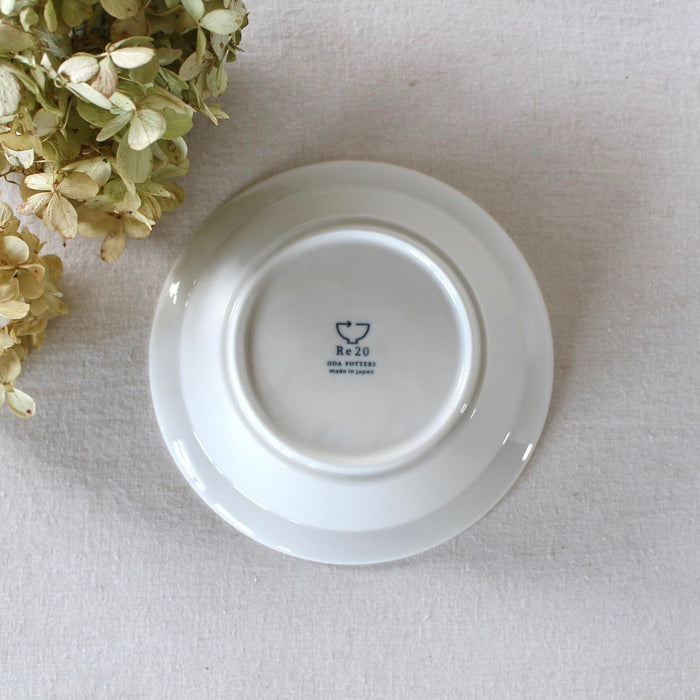 Yamakasyoten Oda Pottery Easy-Scoop Stew Bowl 16x4cm Ivory Mino Ware-Kiichin - The #1 Place for Japanese Goods in Your Hand!