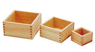 Yamaco Celebration Masu 1 Sho Pack 85459 Wooden Sake Cup Set-Kiichin - The #1 Place for Japanese Goods in Your Hand!