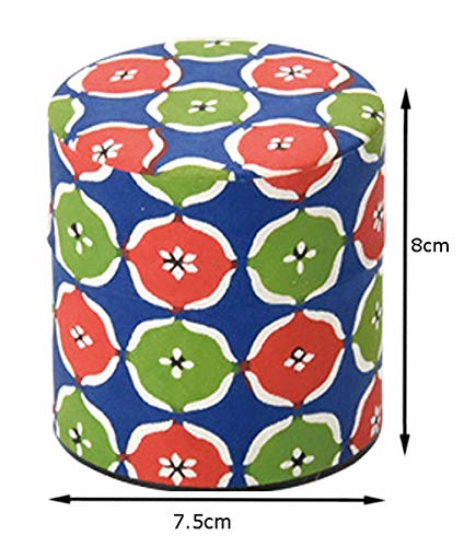 Yamaco Tea Canister 87586 Haikara San Flower Pattern Storage Jar-Kiichin - The #1 Place for Japanese Goods in Your Hand!