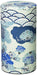 Yamaco Tea Canister L Seigaiha Design Made in Japan 887286-Kiichin - The #1 Place for Japanese Goods in Your Hand!