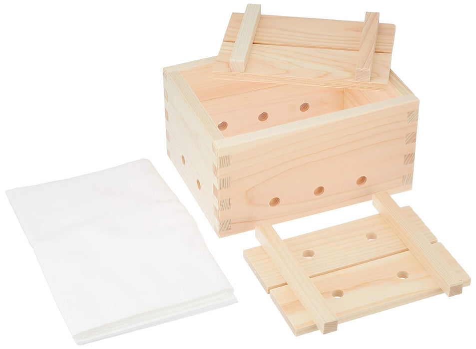 Yamaco Tofu Maker No Nigari 17x12.3x10cm - Easy Home Tofu Press Tool-Kiichin - The #1 Place for Japanese Goods in Your Hand!