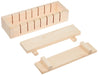 Karin Lacquerware Yamako 5-Piece Wooden Sushi Press Set White Wood Bss22-Kiichin - The #1 Place for Japanese Goods in Your Hand!