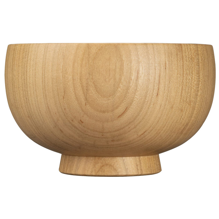 Shirasagi Mokkou Yamanaka Lacquerware Soup Bowl M 11cm Sakura Natural Japan-Kiichin - The #1 Place for Japanese Goods in Your Hand!