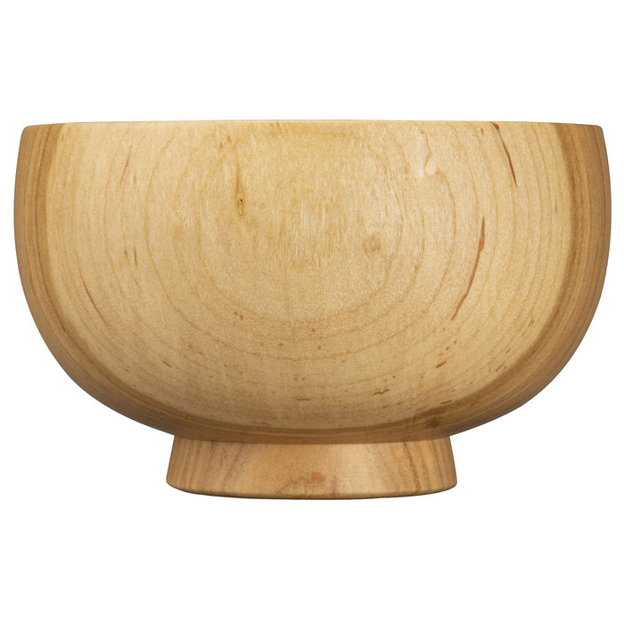 Shirasagi Mokkou Yamanaka Lacquerware Soup Bowl M 11cm Sakura Natural Japan-Kiichin - The #1 Place for Japanese Goods in Your Hand!