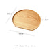 Yamaya Lacquerware Shop Half Moon Natural Wood Tray 36Cm 3 Colors Available-Kiichin - The #1 Place for Japanese Goods in Your Hand!