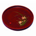 Yamaya Lacquerware Shop 30Cm Round Tray Spring Orchid Maki-E Made in Japan-Kiichin - The #1 Place for Japanese Goods in Your Hand!