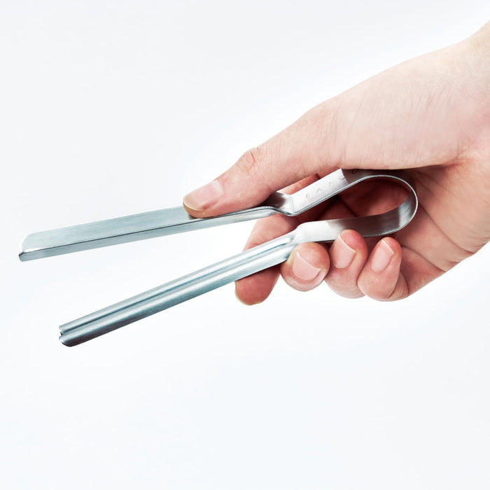 Yoshikawa Stainless Steel Small Shibori Tongs 13.8cm - Made in Japan