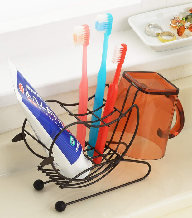 Yoshikawa Wire Toothbrush Stand Easy Drainage Tsubame-Sanjo