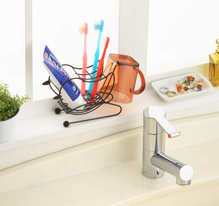 Yoshikawa Wire Toothbrush Stand Easy Drainage Tsubame-Sanjo