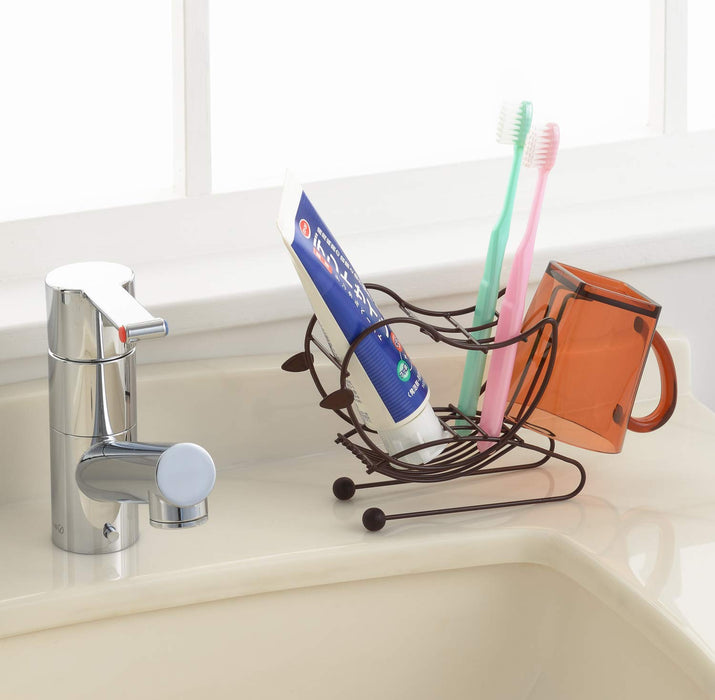 Yoshikawa Wire Toothbrush Stand Easy Drainage Tsubame-Sanjo