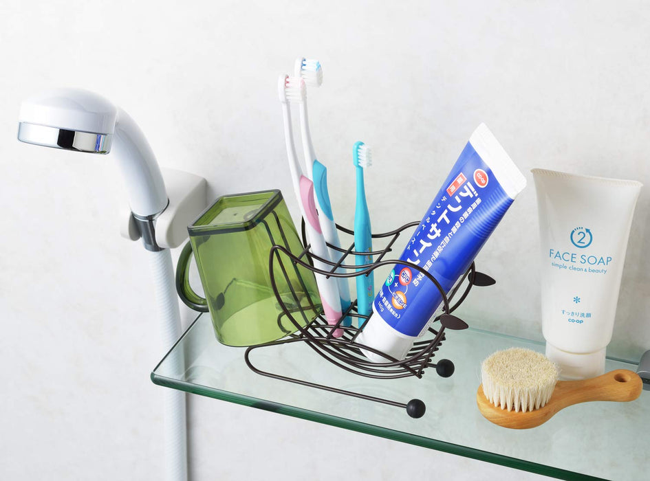 Yoshikawa Wire Toothbrush Stand Easy Drainage Tsubame-Sanjo