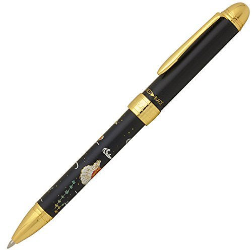 Sailor Fountain Pen Yumi Makie Goldfish Ballpoint and Mechanical Pencil Black