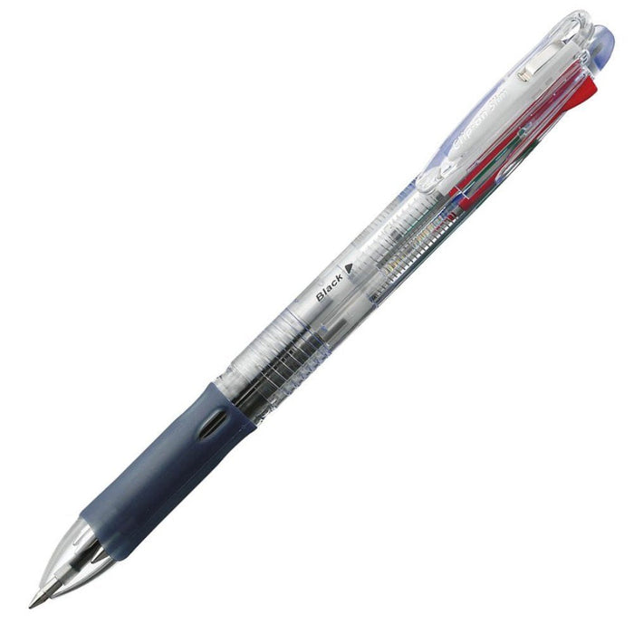 Zebra 4 Color Slim Clip-On Transparent Ballpoint Pen 10 Piece Set (B-B4A5-C)-Kiichin - The #1 Place for Japanese Goods in Your Hand!