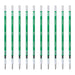 Zebra Prefeel Sarasa Ballpoint Pen Refill 0.5mm Green 10 Pack-Kiichin - The #1 Place for Japanese Goods in Your Hand!