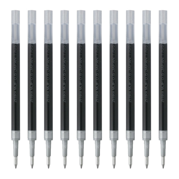 Zebra Sarasa Markon Mjf-0.5 Black Ballpoint Pen Refill 10-Piece Set