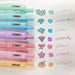 Zebra Sarasa Clip 8-Color Set 0.5mm Milk Gel Ballpoint Pens-Kiichin - The #1 Place for Japanese Goods in Your Hand!