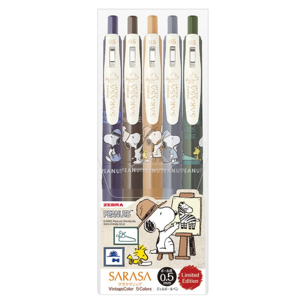 ZEBRA SARASA CLIP SNOOPY 未開封8本＆prefill5本 Zebra-Gel-Ballpoint-Pen-Sarasa