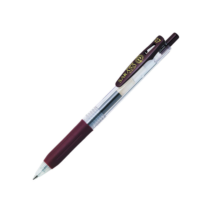 Zebra Sarasa Clip 0.7 Gel Ballpoint Pen in Elegant Brown