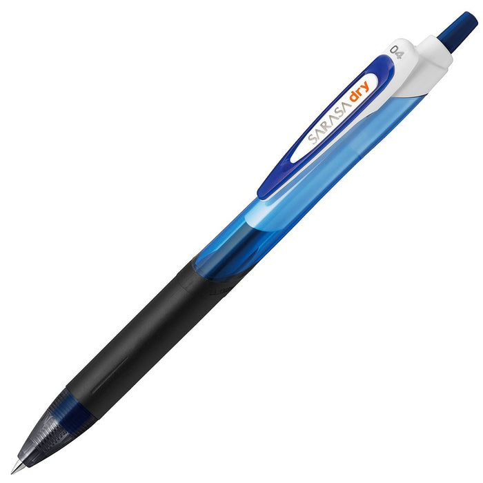 Zebra Sarasa Dry Gel Ballpoint Pen 0.4 Writing Point Pack of 10 Blue Ink