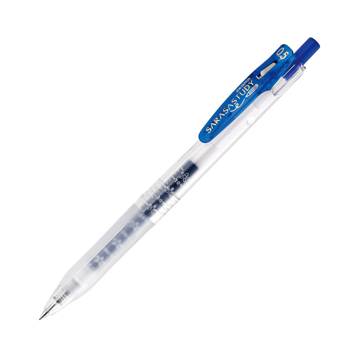 Zebra Sarasa Study Blue Gel Ballpoint Pen 0.5 Point 10-Pack Zebra B-JJM88-BL