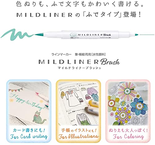 Zebra Mildliner Highlighter Set Blush Friendly N5 Mild Colors Zebra Brand-Kiichin - The #1 Place for Japanese Goods in Your Hand!