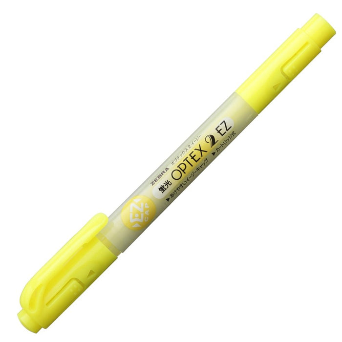 Zebra Optex 2 Ez Yellow Highlighter - 10 Piece Pack B-Wkt11-Y Model