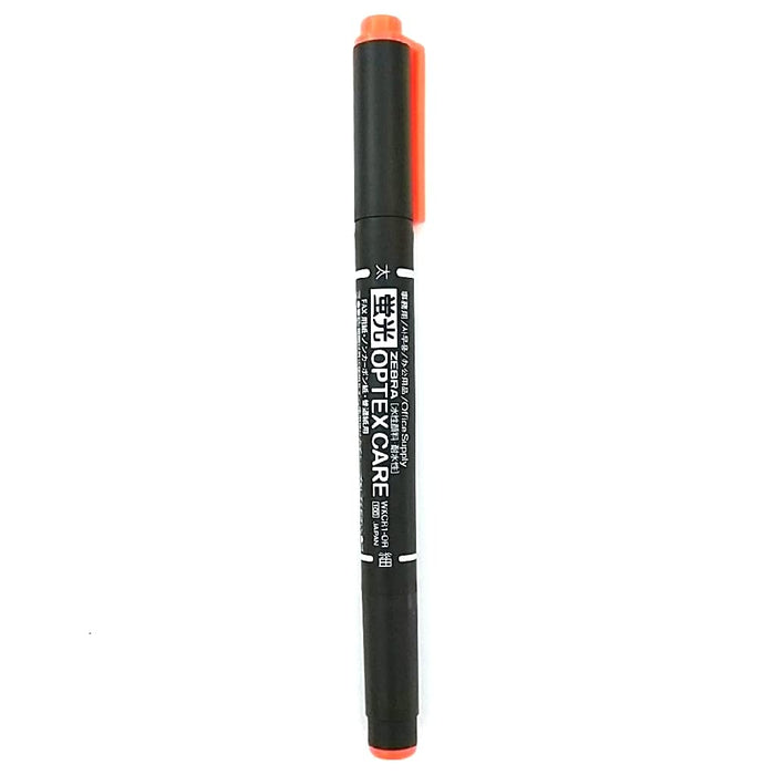 Zebra Optex Care Orange Highlighter - 13.39cm x 1.08cm Pack of 1