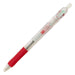 Zebra Knock Type Ballpoint Pen 0.4mm Red Ink - Tapli Clip Edition-Kiichin - The #1 Place for Japanese Goods in Your Hand!