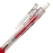 Zebra Knock Type Ballpoint Pen 0.4mm Red Ink - Tapli Clip Edition-Kiichin - The #1 Place for Japanese Goods in Your Hand!