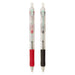 Zebra Knock Type Ballpoint Pen 0.4mm Red Ink - Tapli Clip Edition-Kiichin - The #1 Place for Japanese Goods in Your Hand!