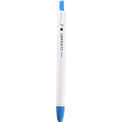 Zebra Clickart Light Blue Knock Type Water-Based Color Pen Wyss 22 Lb-Kiichin - The #1 Place for Japanese Goods in Your Hand!