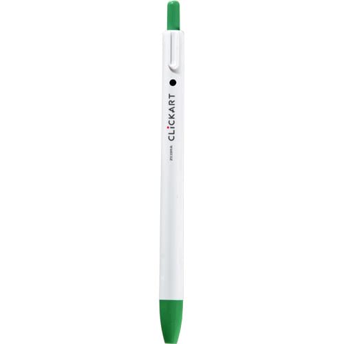 Zebra Clickart Water-Based Color Pen Knock-Type Wyss Green 22g-Kiichin - The #1 Place for Japanese Goods in Your Hand!