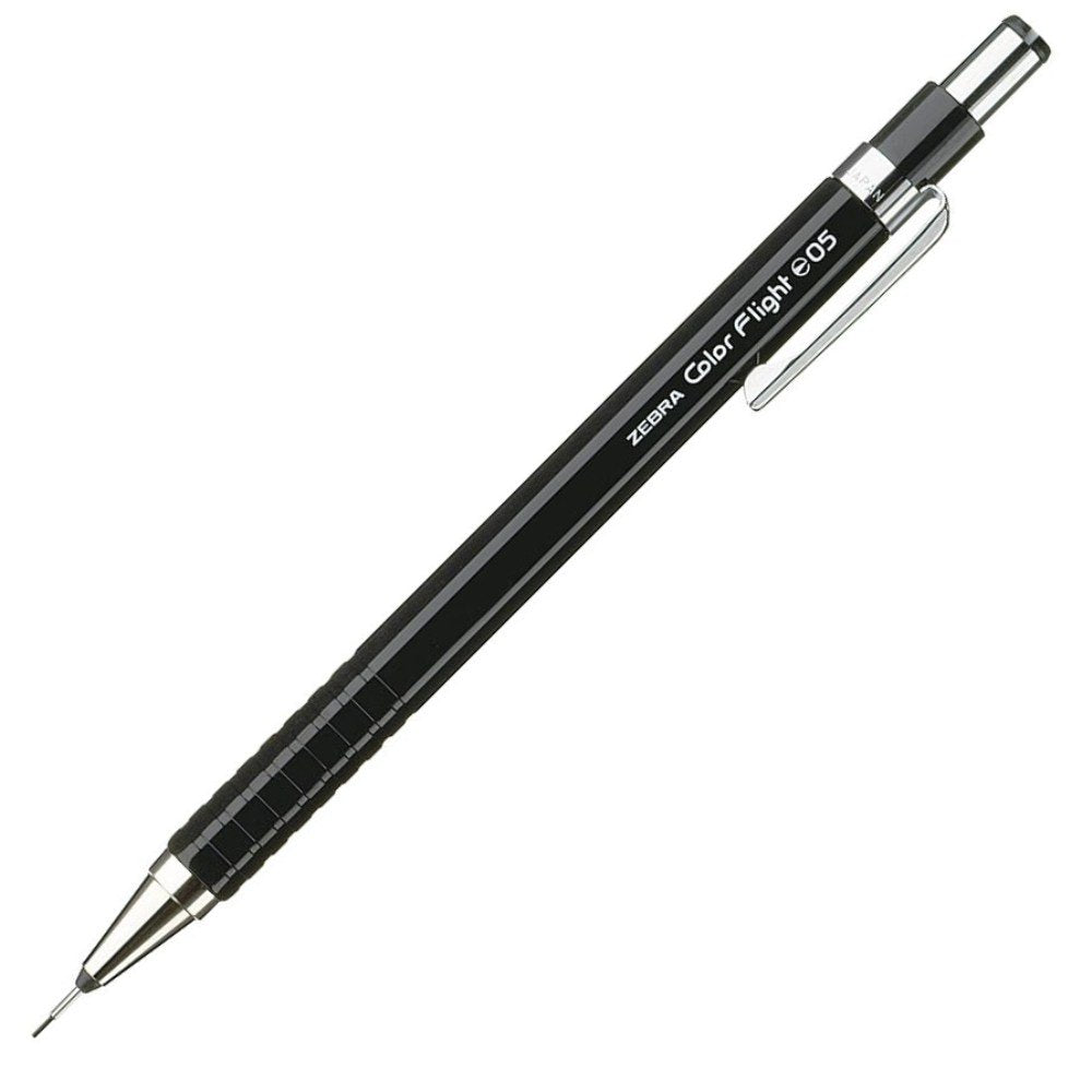 Zebra 0.5 Black Mechanical Pencil Color Flight Series Pack of 10 - B-M