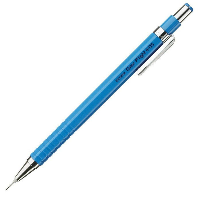 Zebra Sky Blue Color Flight Mechanical Pencil 0.5 10 Pieces Pack