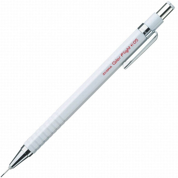 Zebra White Color Flight Mechanical Pencil 0.5 - Pack of 10 - B-Ma53-W-Kiichin - The #1 Place for Japanese Goods in Your Hand!