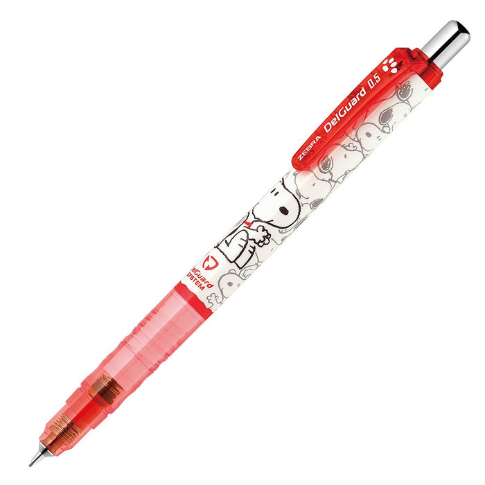 Zebra Delguard Limited Snoopy Red Mechanical Pencil 0.5mm P-Ma89-Sn2-R