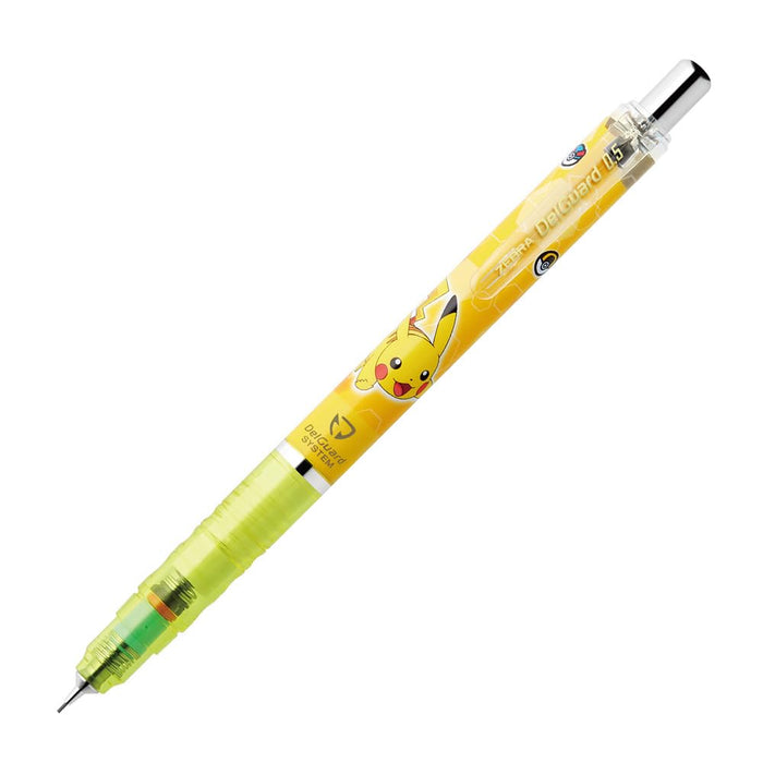 Zebra Delguard 0.5mm Pikachu Yellow Mechanical Pencil - Pokemon Edition