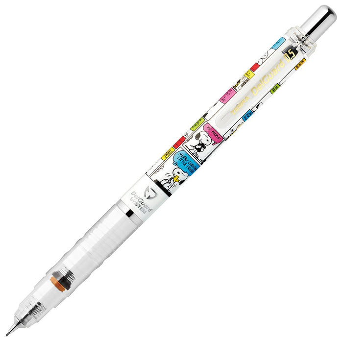 Zebra Delguard Snoopy 0.5mm Comic White Mechanical Pencil P-MA89-SN-Q4