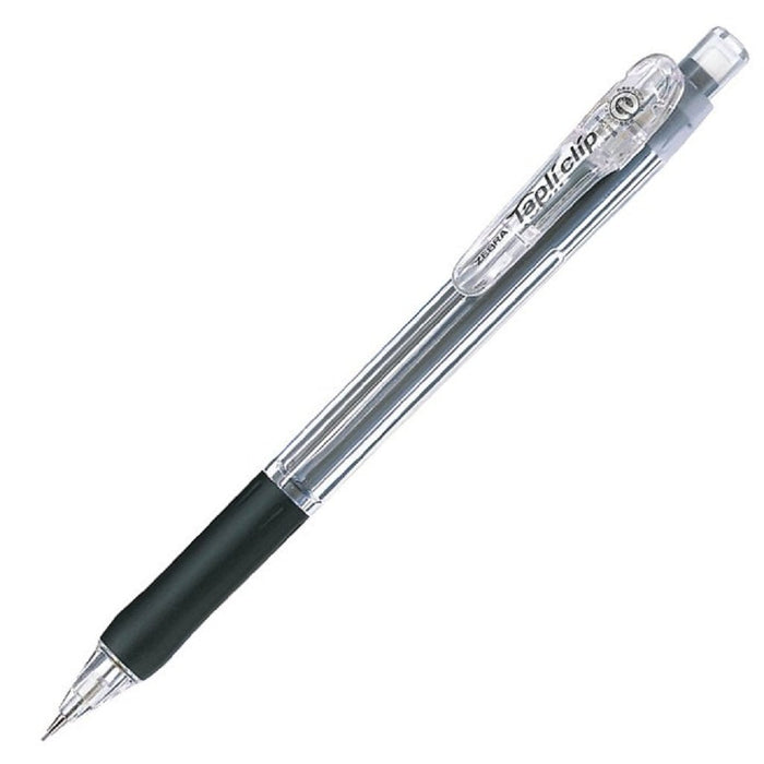 Zebra Brand Black Mechanical Pencil with Tape Clip Pack of 10 Pieces-Kiichin - The #1 Place for Japanese Goods in Your Hand!