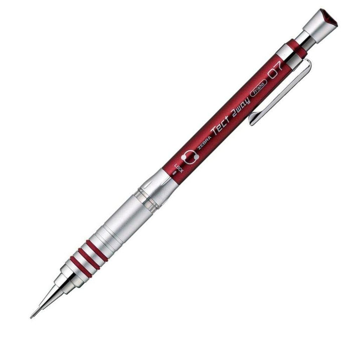 Zebra Tect Two Way 0.7 Mechanical Pencil in Red Mab41-R