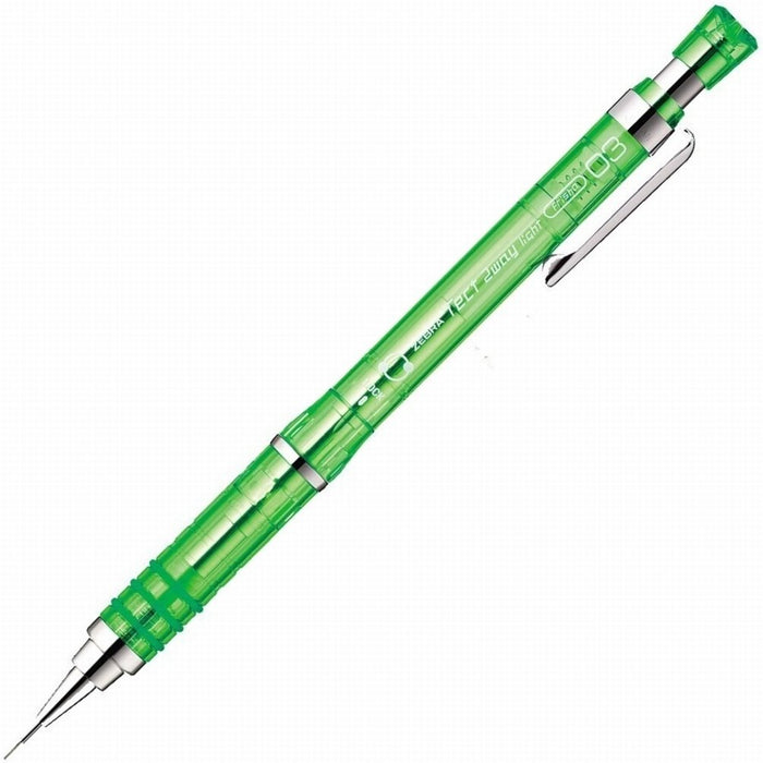 Zebra Tect Two Way Light Mechanical Pencil 0.3 Size Light Green- Mas42-Lg