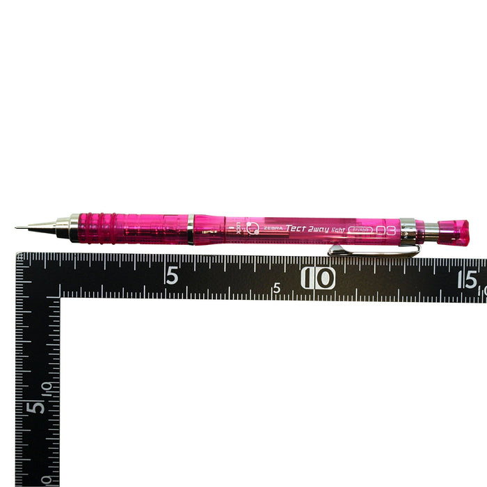 Zebra Light 0.3 White Mechanical Pencil Tect Two Way Mas42-W