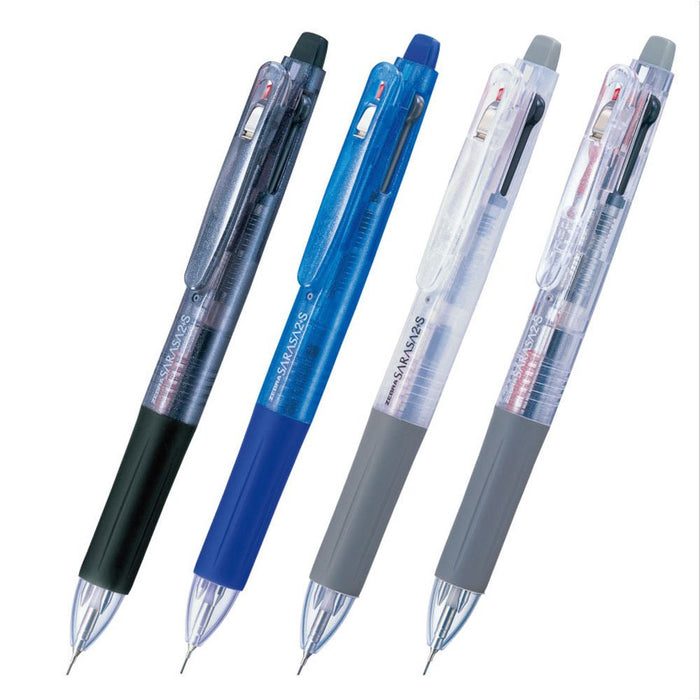 Zebra 10-Pack Multi-Function 2 Colour Sharp Sarasa Pen B-SJ2-W White