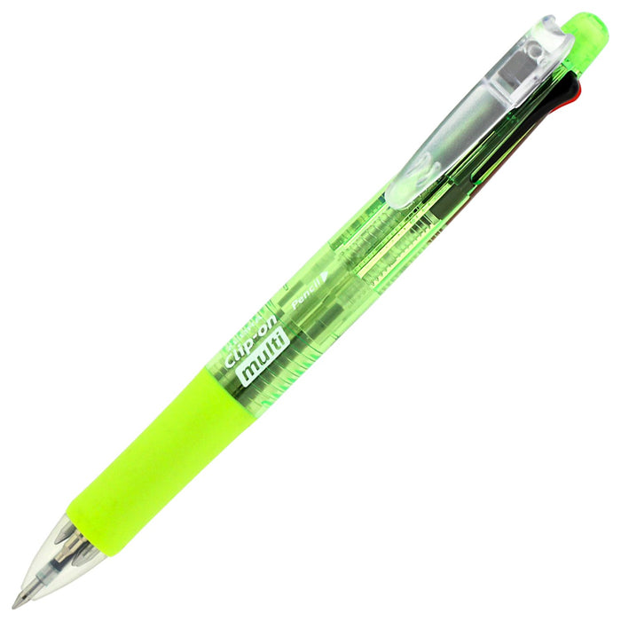 Zebra 4-Color Multi-Function Pen with Sharp Clip-On in Green B4Sa1-Cg