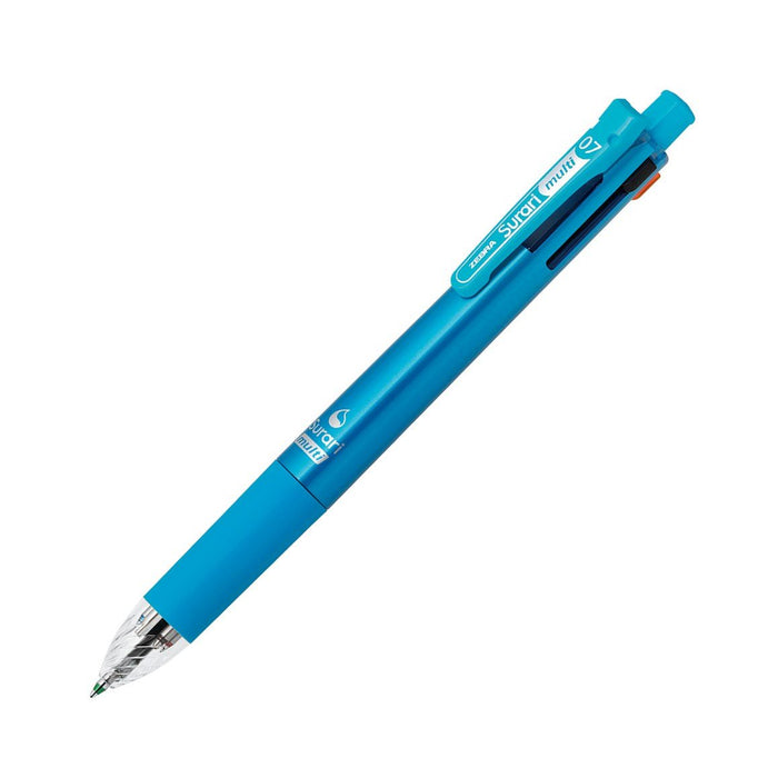 Zebra Multi-Function Pen 4 Colors Sharp Slurry 0.7 Light Blue - P-B4Sa11-Lb